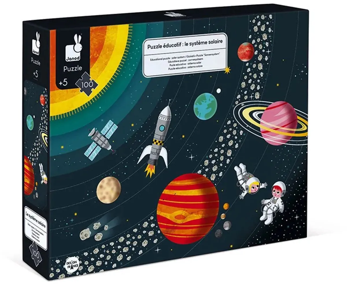Janod Het Zonnestelsel Puzzel 100 Stuks - JO2678 - afbeelding 6 van 6
