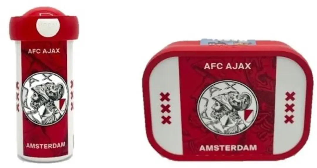 Ajax Lunchset Lunchbox & Schoolbeker