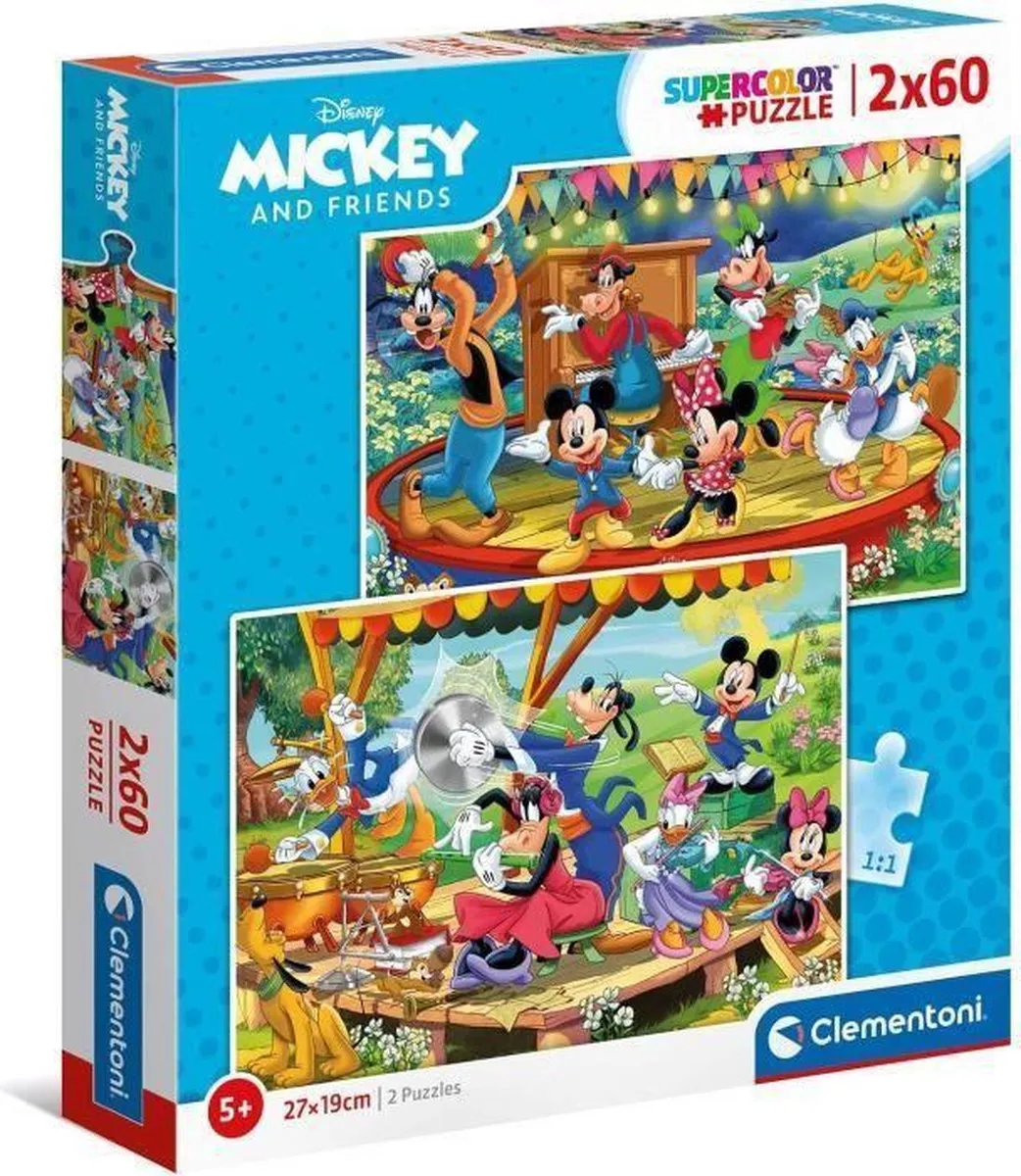 Clementoni Mickey en Vrienden Puzzel 260 Stuks - Multicolor - afbeelding 2 van 6