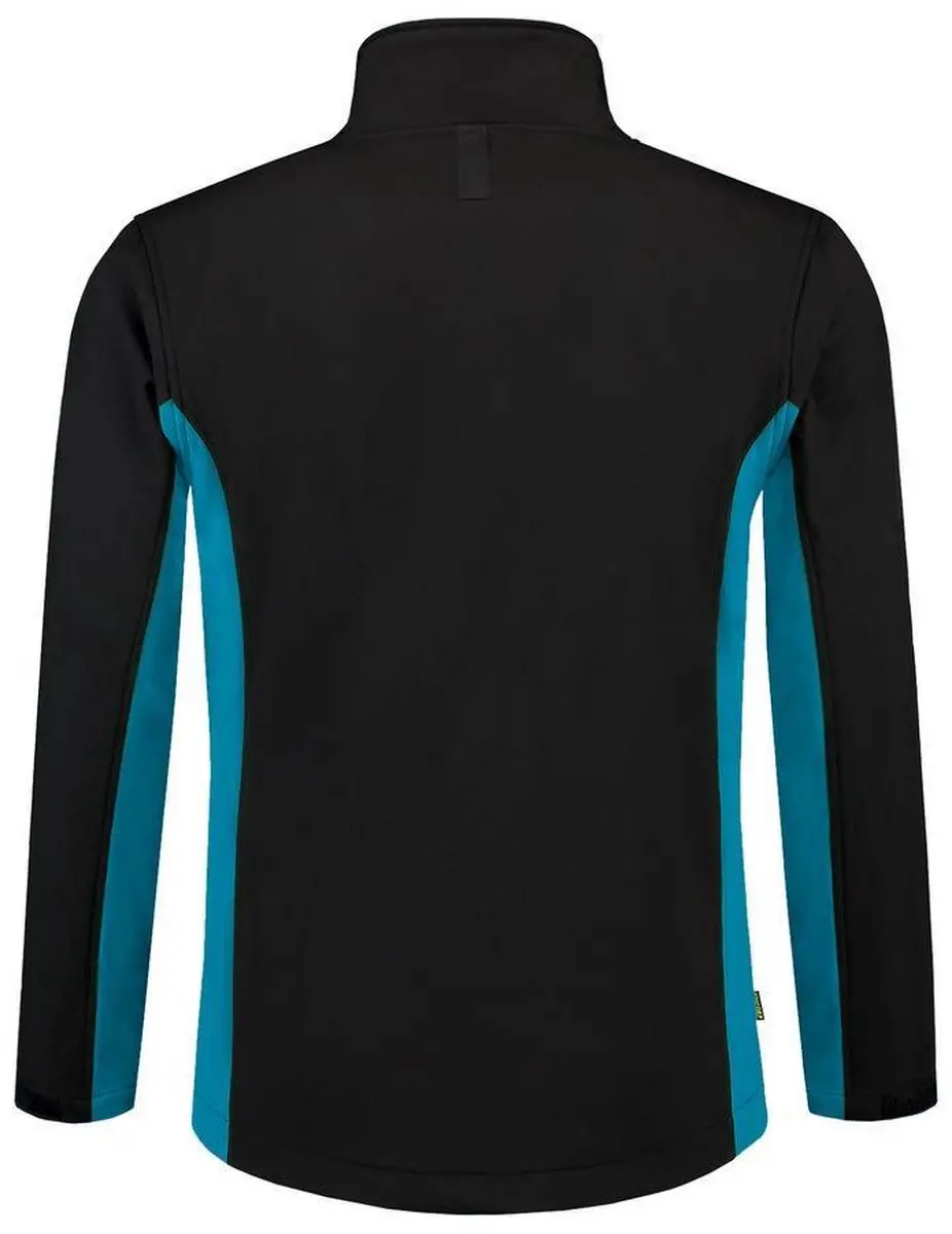Tricorp Softshell Bicolor 402002 - Zwart/Turquoise - XL