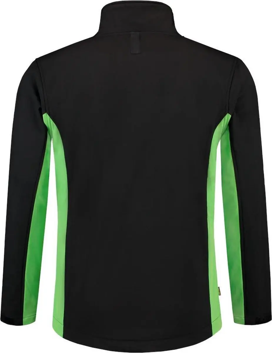 Tricorp Soft Shell Jack Bi-Color 402002 - 5XL - Zwart/Lime