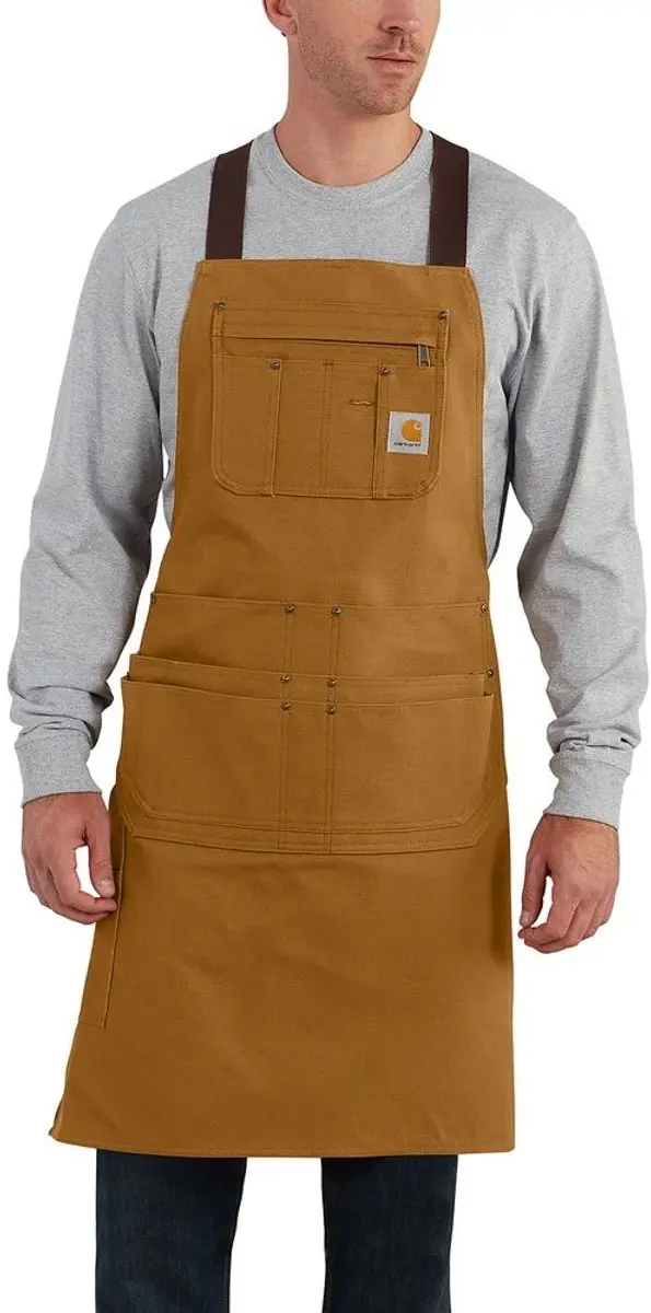 Carhartt Duck Schort - Bruin