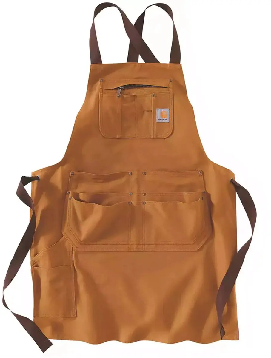Carhartt Duck Schort - Bruin