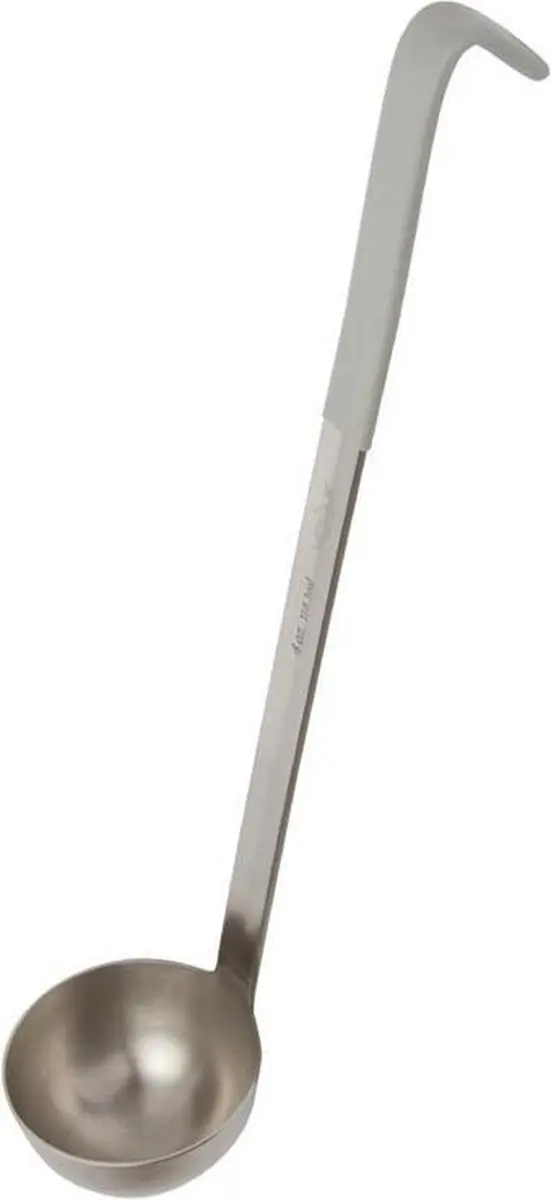 Vogue kleurcode opscheplepel grijs 12cl