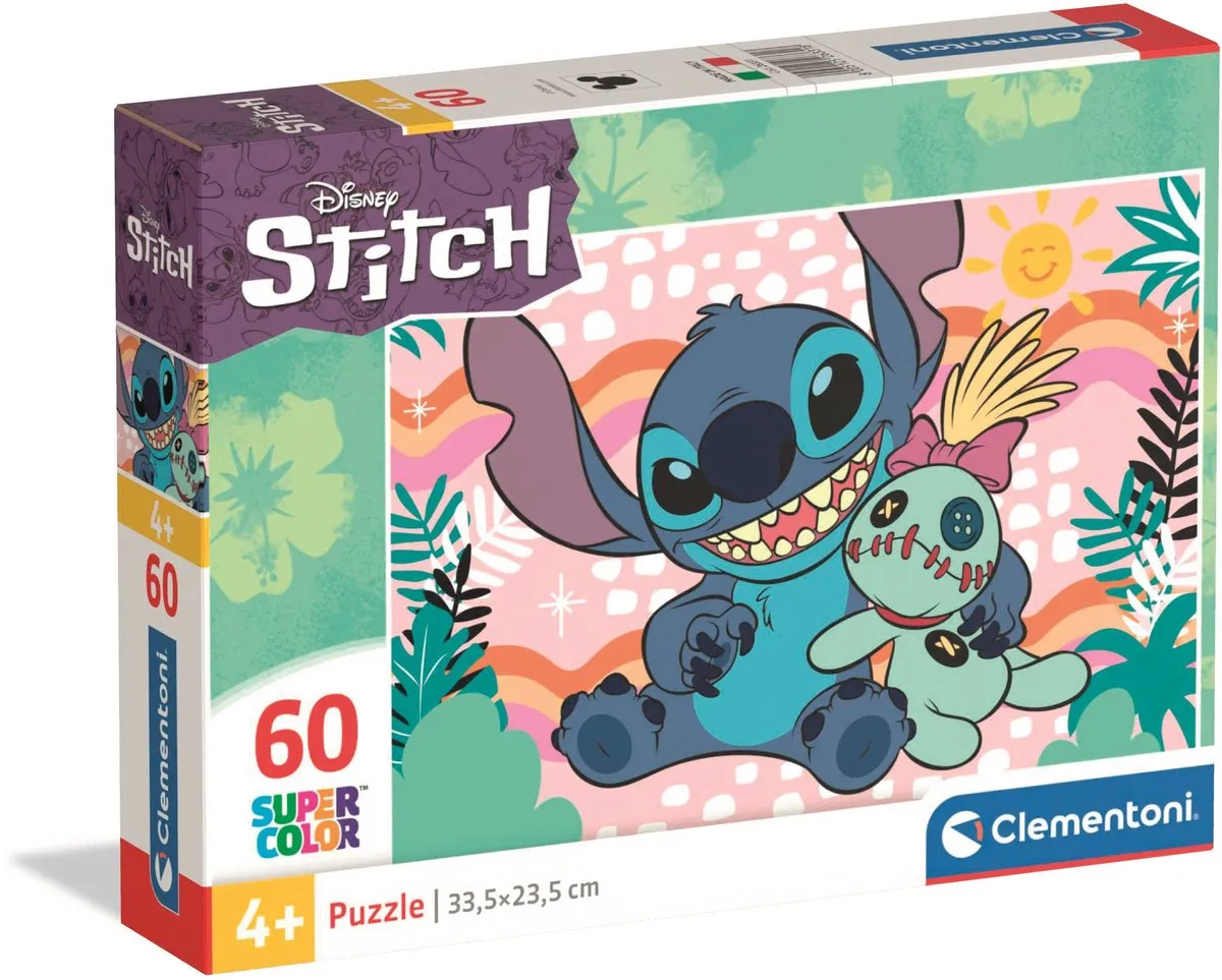 Clementoni Kinderpuzzel 60 Stukjes - Multikleur