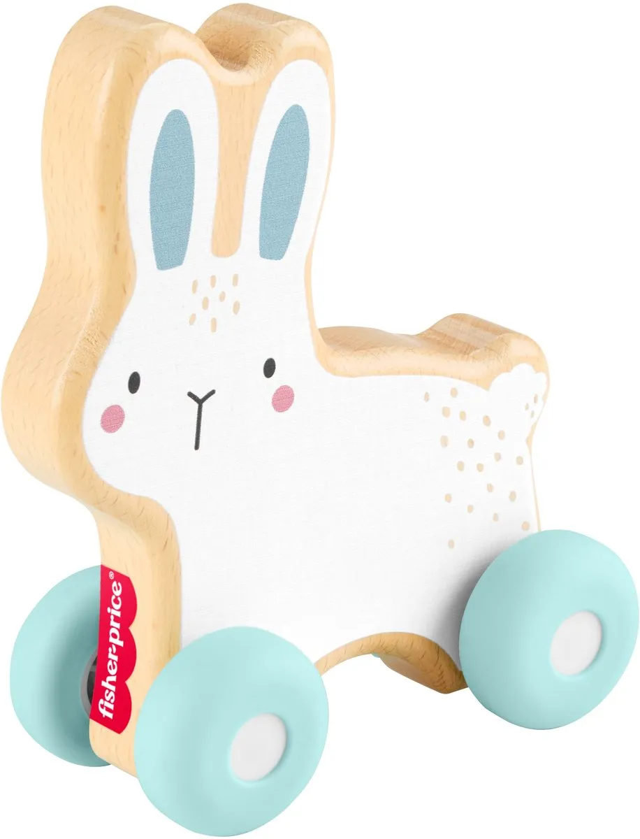 Fisher Price JDM52 Speelmat - Blauw/Wit/Hout - afbeelding 3 van 6