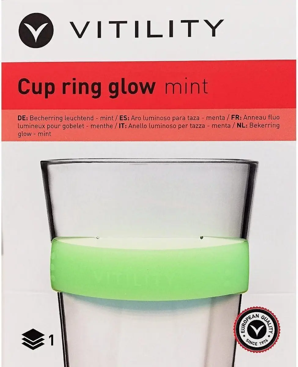 Vitility Cup Ring Glow Mint - Wit