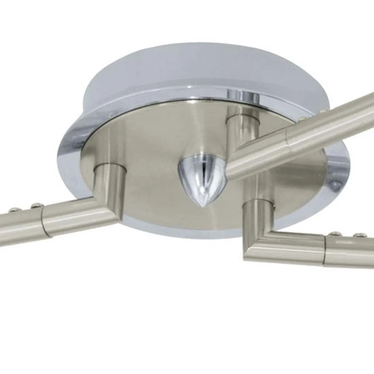 Eglo Magnum Plafondspot 6-Lichts LED - Nikkel-Mat/Chroom - afbeelding 6 van 6