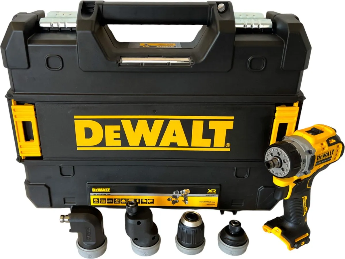 DeWalt DCD703NT 12V XR Schroefboormachine - 2 snelheden - 20mm hout