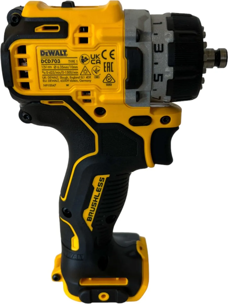 DeWalt DCD703NT 12V XR Schroefboormachine - 2 snelheden - 20mm hout - afbeelding 6 van 6
