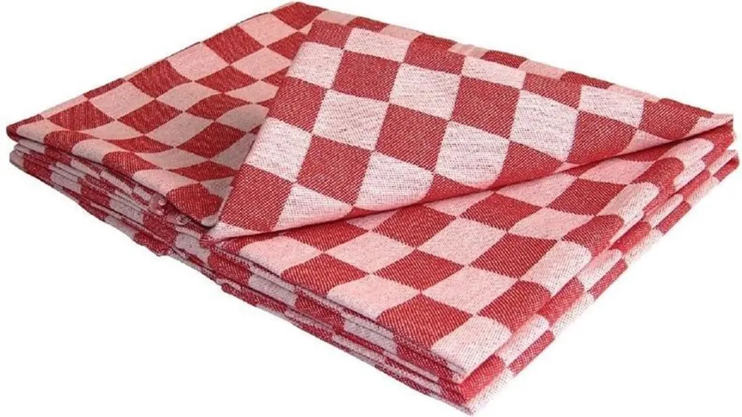 Vogue Theedoek - Rood/Wit - afbeelding 6 van 6