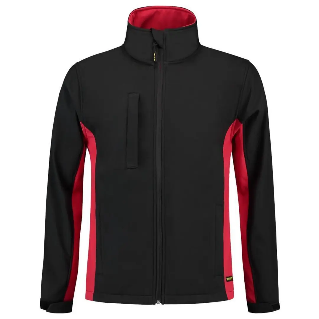 Tricorp Soft Shell Jack Bi-Color 5XL - Zwart-Rood - afbeelding 6 van 6