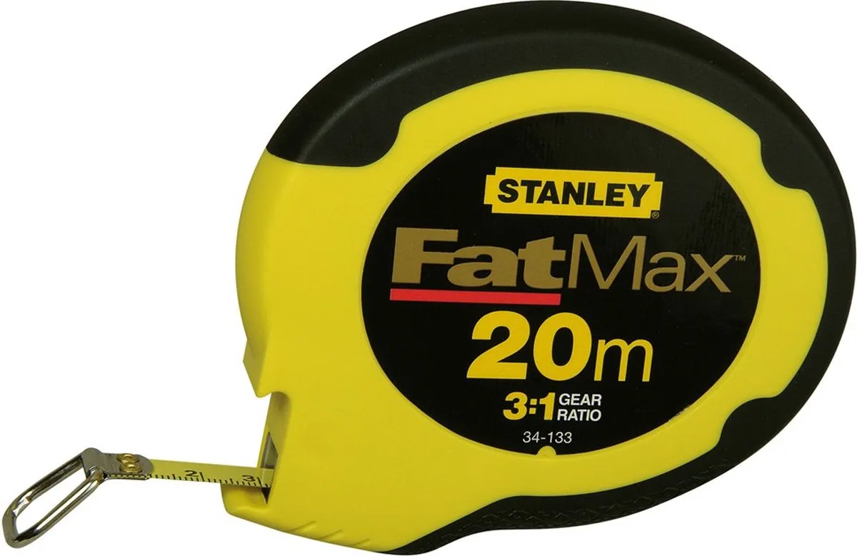 Stanley FatMax Landmeter 20m 9.5mm - Geel