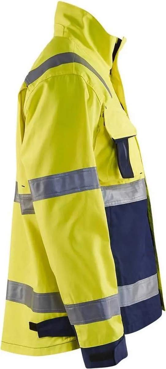 Blåkläder Jas High Vis Klasse 3 Geel/Marineblauw M