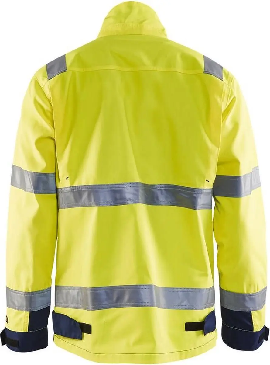 Blåkläder Jas High Vis Klasse 3 Geel/Marineblauw M