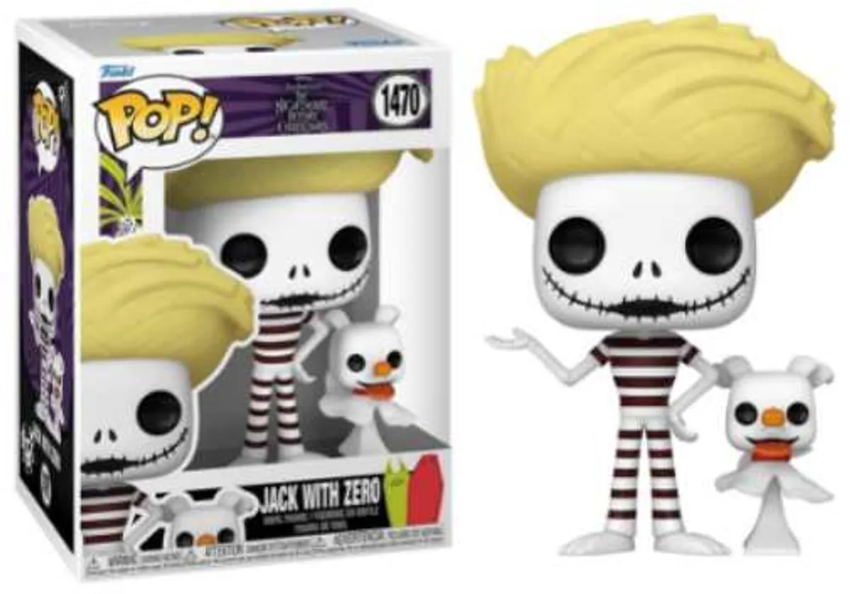 Funko Pop! 1470 Jack With Zero Beach - Nightmare Before Christmas