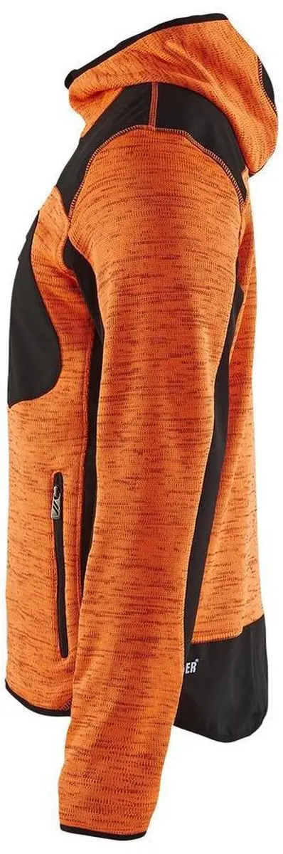 Blåkläder 4930-2117 Gebreid Vest - Oranje/Zwart - XXXL