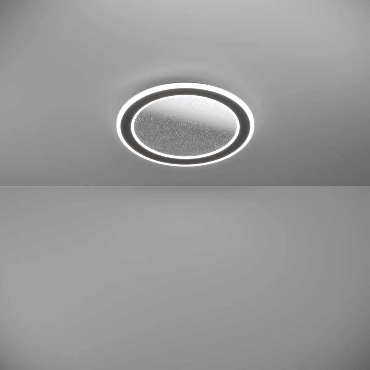 Eglo Macchioni Plafondlamp LED Ø38cm - Instelbaar & Dimbaar - Zwart/Wit