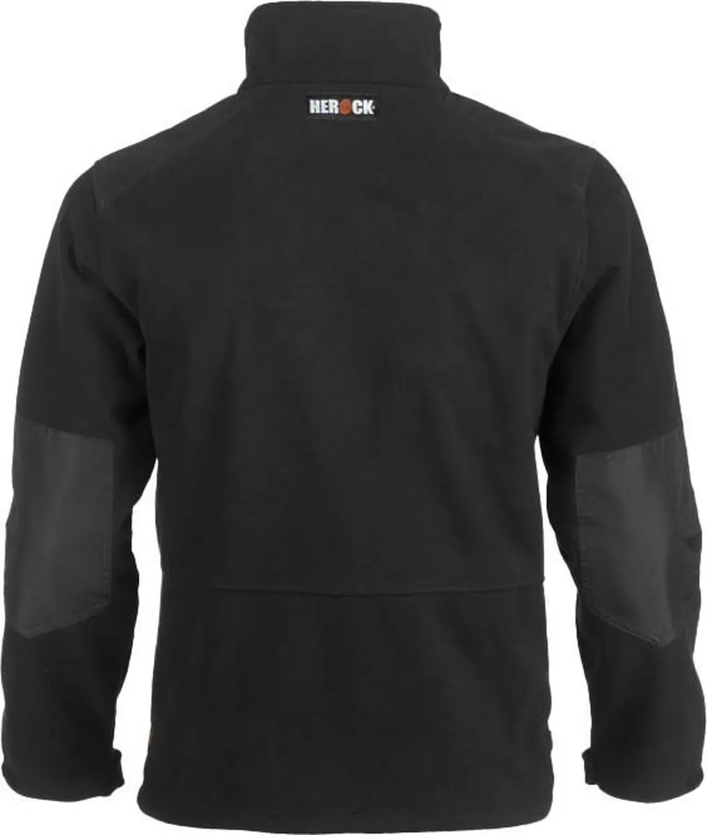 Herock Marcus Fleecejack - Zwart L - afbeelding 6 van 6