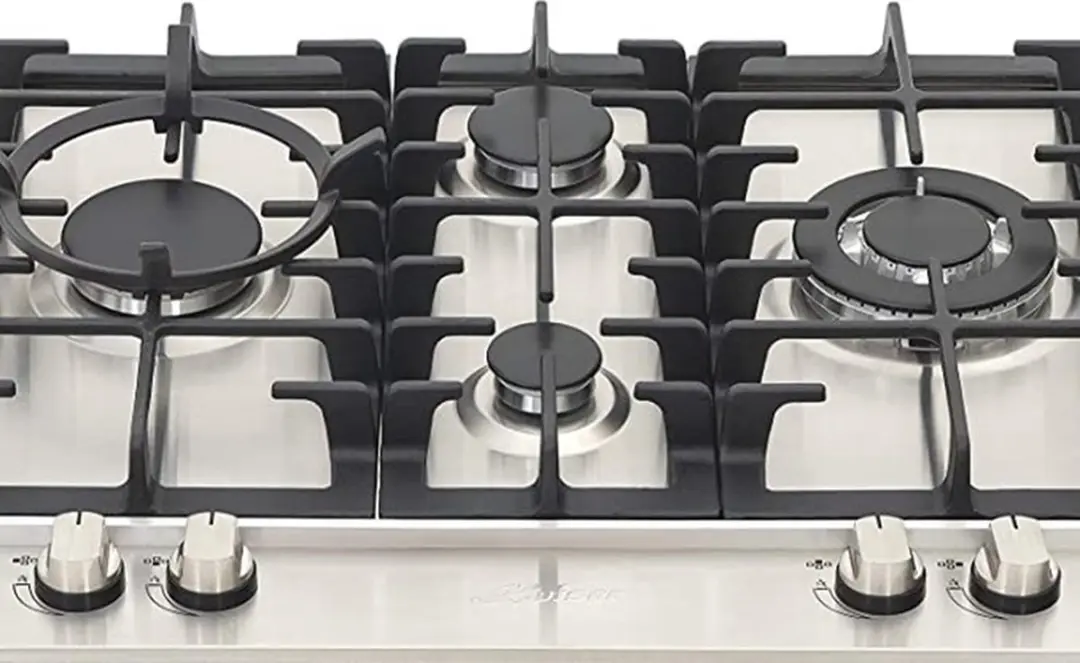 Kaiser KG 6364 Inbouwgaskookplaat 3800W - Roestvrij staal