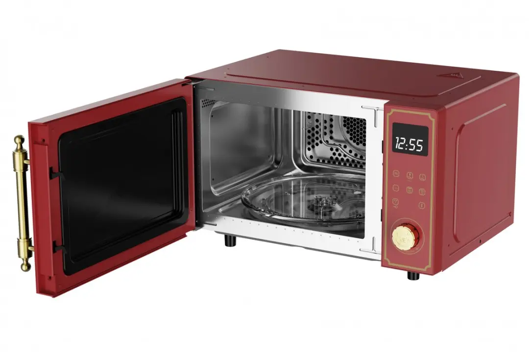 Kaiser Empire M 2530 RotEm Retro Magnetron 25L - 900W - Rood