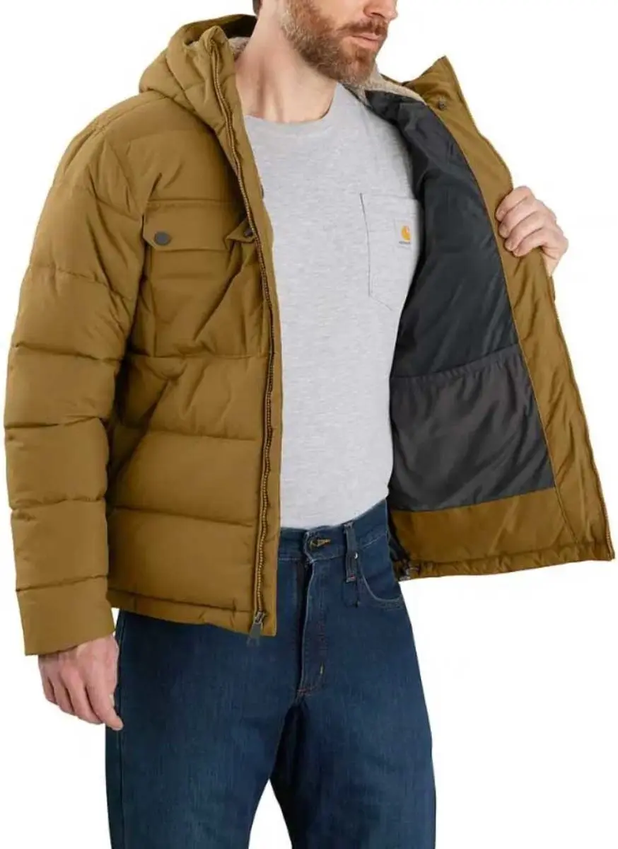 Carhartt Rain Defender Montana Geïsoleerde Winterjas Heren - XXL - Oak Brown