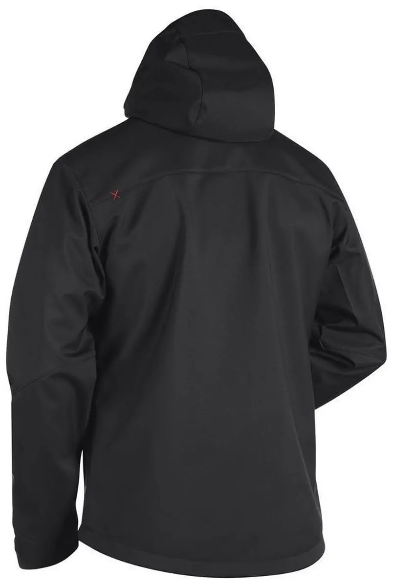 Blåkläder 4949-2517 Softshell Jack - L - Zwart/Rood - afbeelding 6 van 6