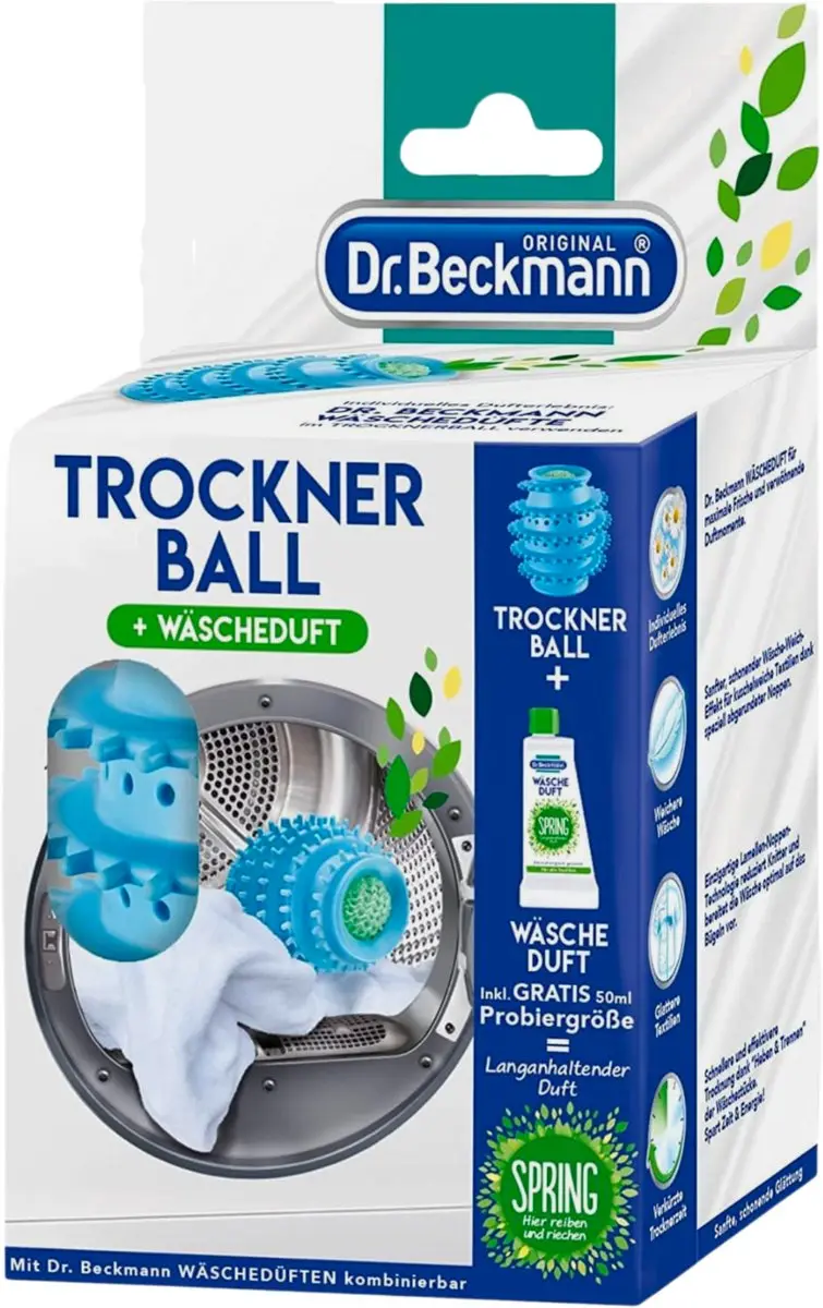 Dr. Beckmann Drogerbal + Wasgeur 50ml - Blauw