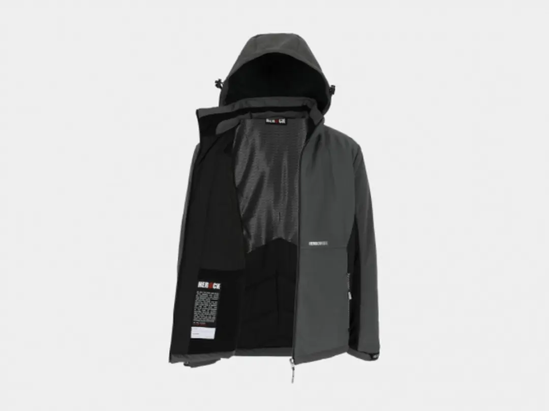Herock Taris Softshell Werkjas - Grijs/Zwart S