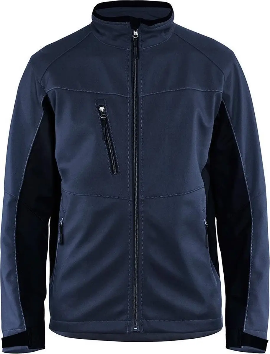Blåkläder 495025168699S Softshell Jack - Donker Marineblauw/Zwart S