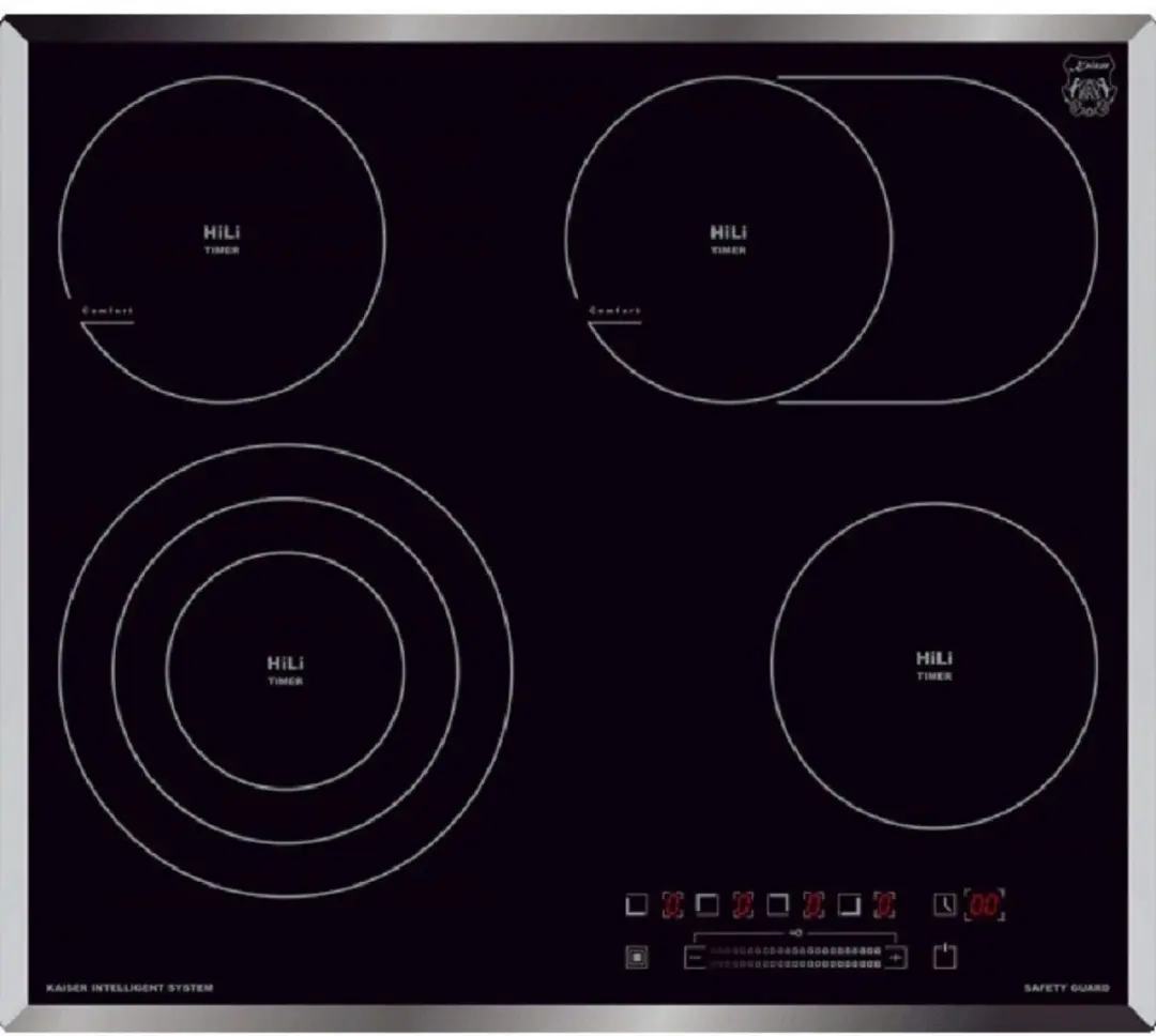 Kaiser EH 6337 Inbouwoven 79L - Pyrolyse - Inox/Zwart