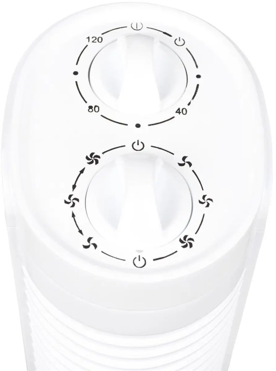 Watshome Roterende Torenventilator 3 Snelheden - Wit