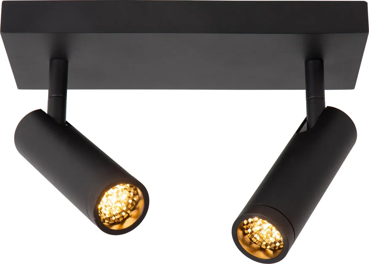 Lucide GRADO Plafondspot 2xGU10 Zwart