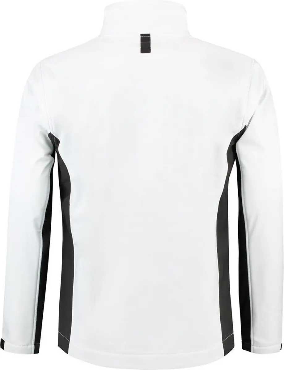 Tricorp Soft Shell Jack Bi-Color 402002 - 3XL - Wit/Donkergrijs