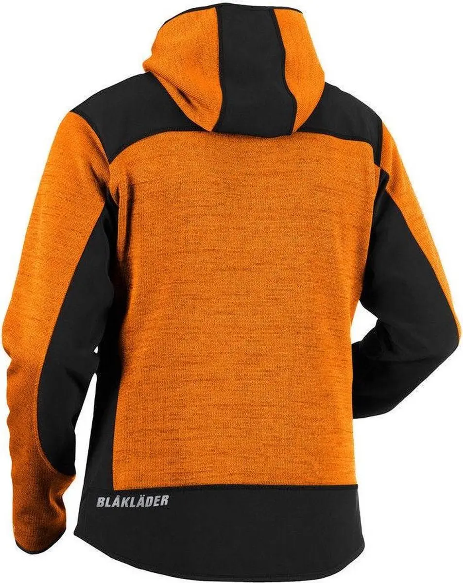 Blåkläder 4930-2117 Gebreid Vest - Oranje/Zwart - S