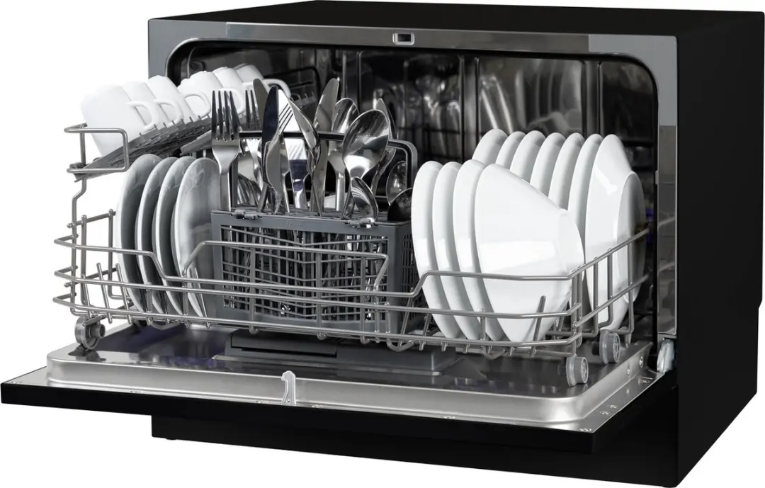 Tomado TDW5501B Mini Vaatwasser - 6 Couverts - 5 Programma's - Zwart