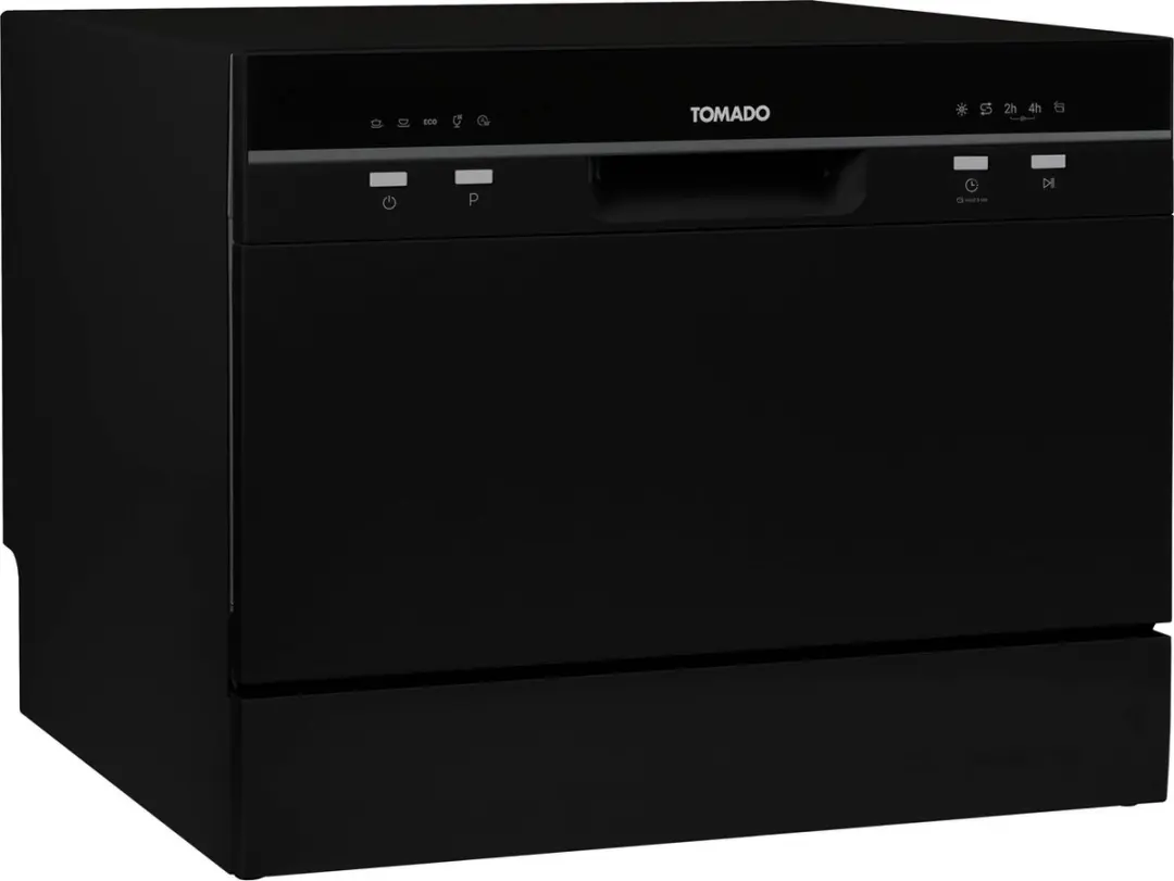Tomado TDW5501B Mini Vaatwasser - 6 Couverts - 5 Programma's - Zwart