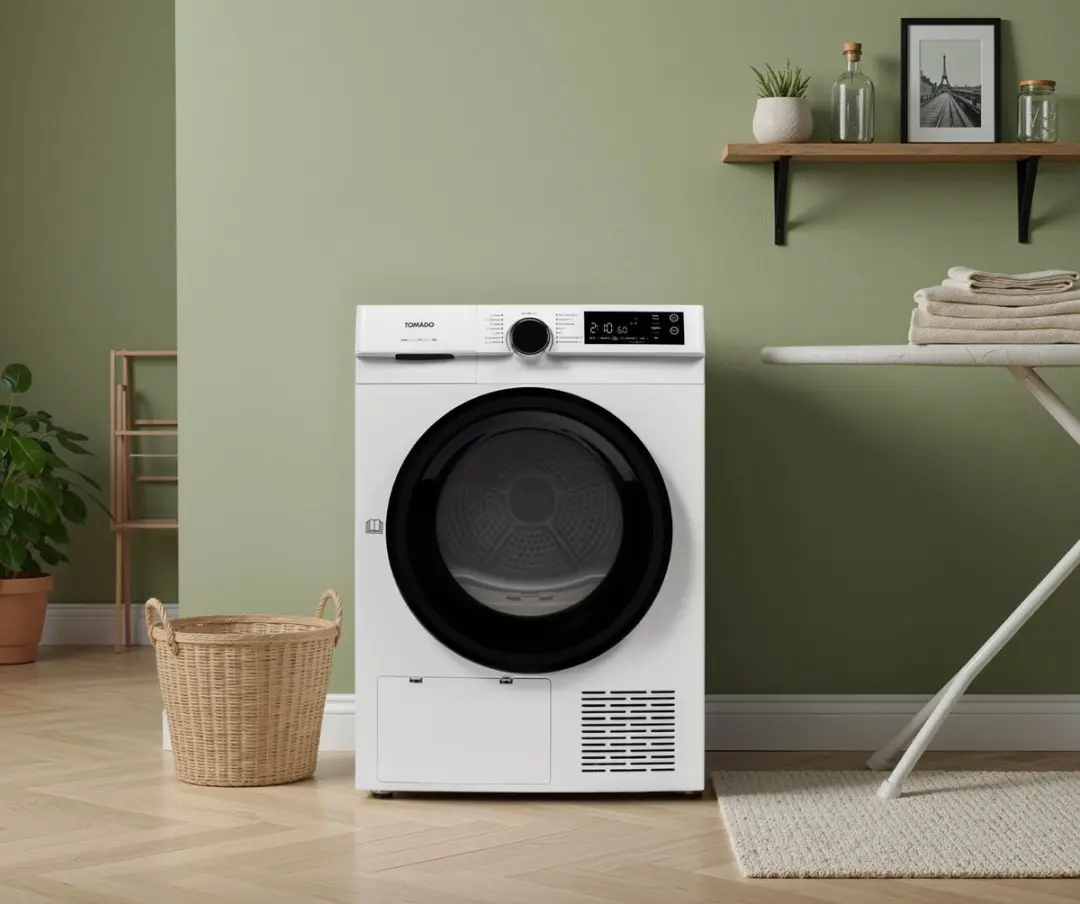 Tomado TDH8002W Warmtepompdroger 8kg - Wit