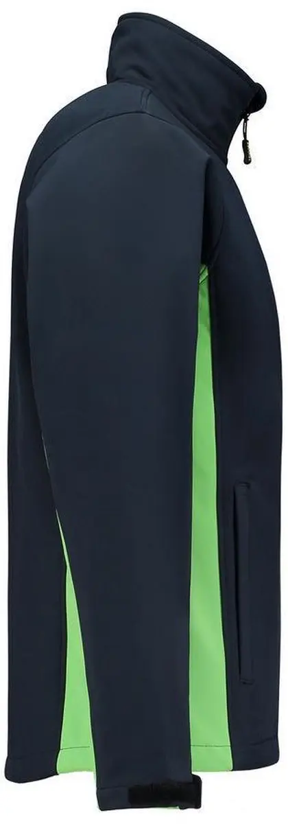 Tricorp Soft Shell Jack Bi-Color 7XL - Navy/Limoen