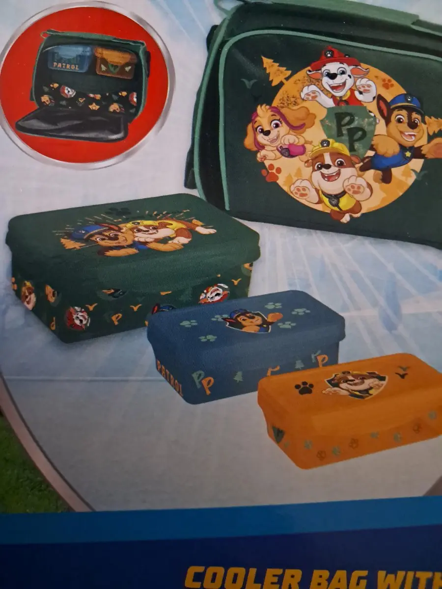PAW Patrol Koeltas met 3 Lunchboxen
