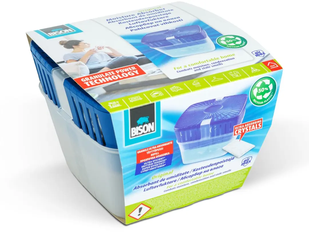 Bison AirMax Vochtvreter B01473 - 450ml - Blauw/Wit