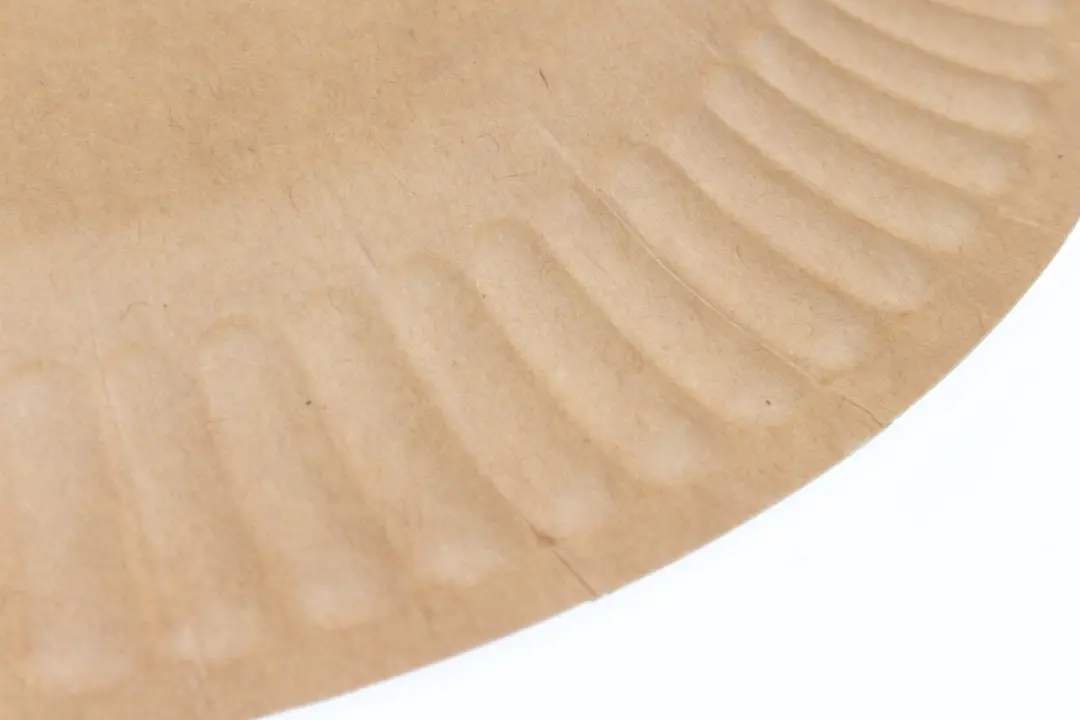 Kangaro Wegwerp Borden 19cm - Bruin Karton - 50 Stuks - afbeelding 6 van 6