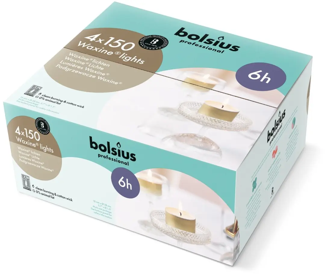 Bolsius Professional Waxinelichtjes 600 Stuks