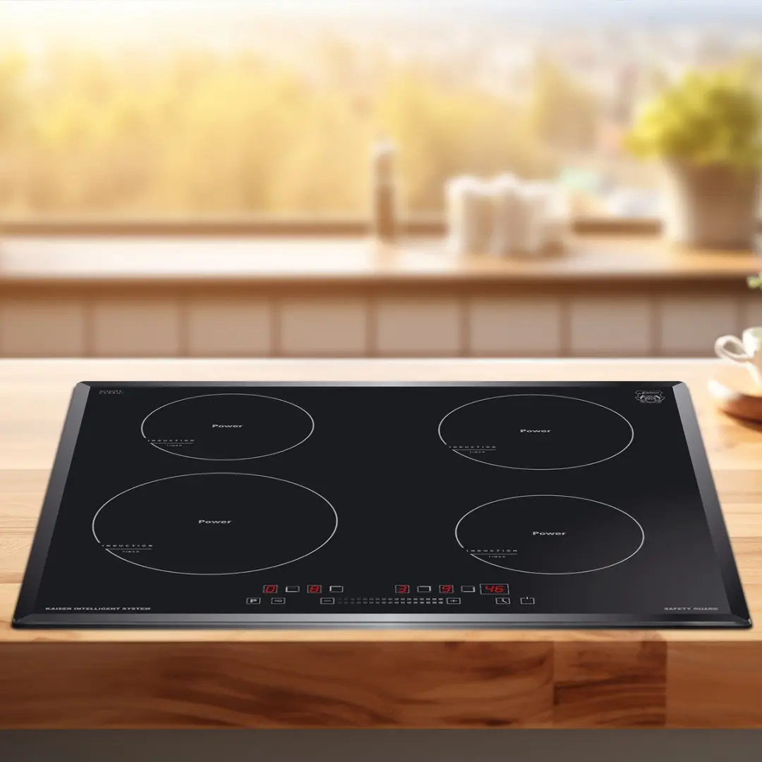 Kaiser KCT 6105 FI Inbouwinductiekookplaat 60cm - 4 Zones - Zwart