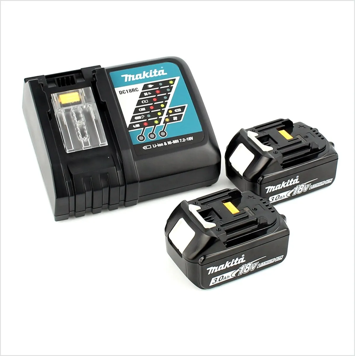 Makita DTW 190 RFJ Slagmoersleutel - 18V - 2x 3,0Ah + Snelle lader - afbeelding 4 van 5