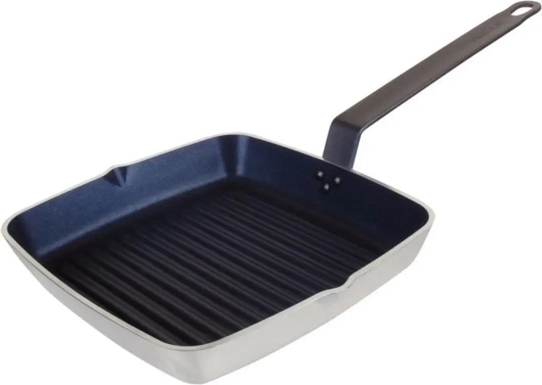 Vogue Geribbelde Grillpan 0,9L - 24cm - Zwart