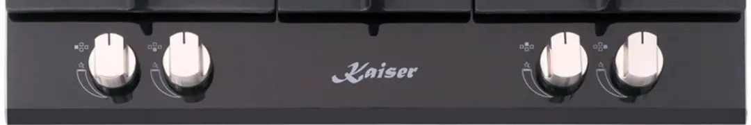 Kaiser EH 6338s KCG 6394 Inbouwoven Gaskookplaat 79L - Zwart