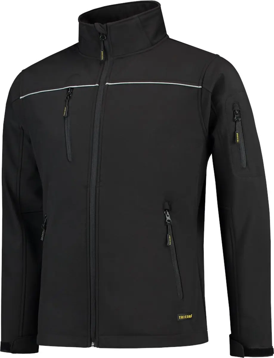 Tricorp Soft Shell Jack 402006 - Zwart - 7XL