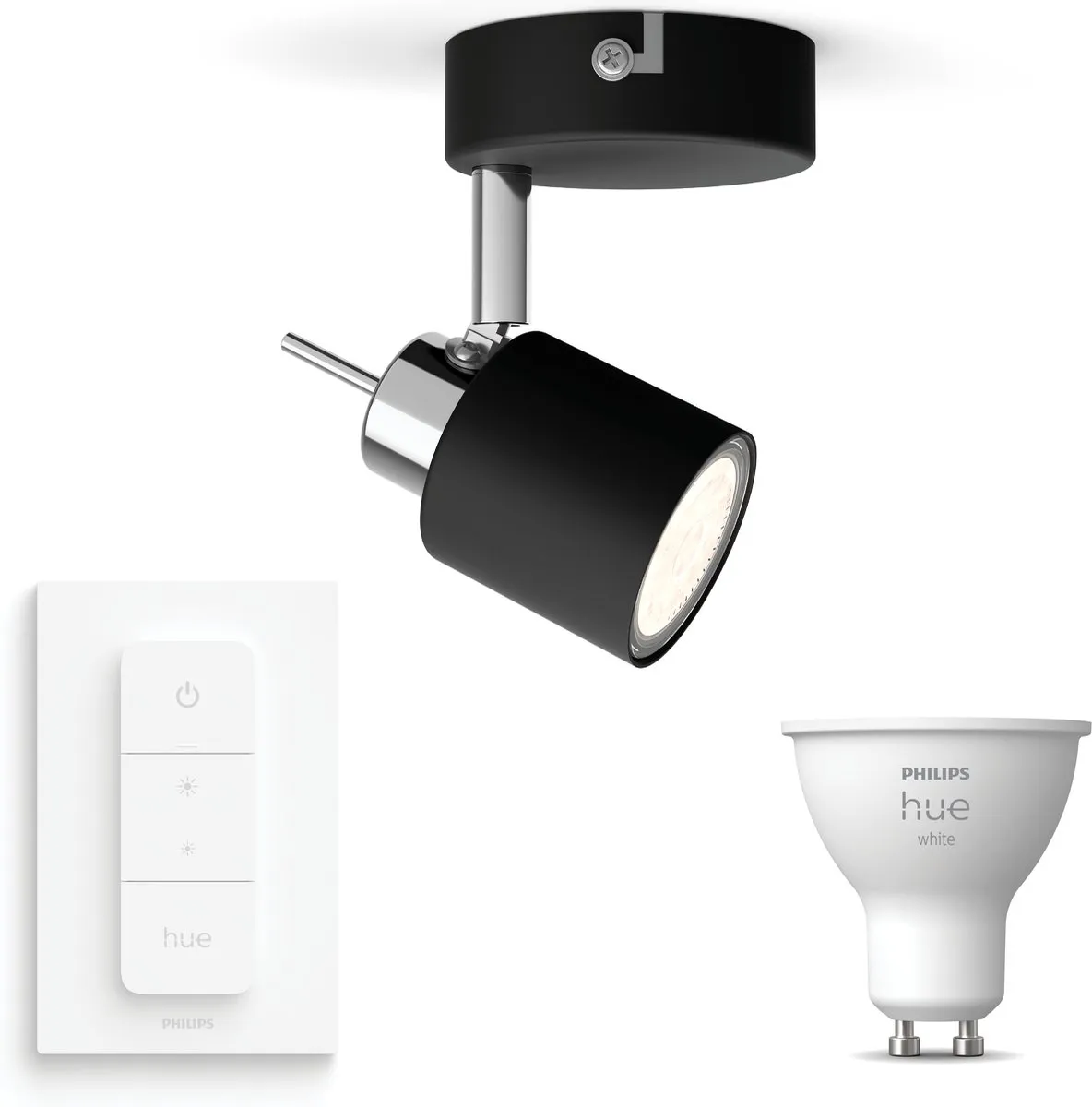Philips Hue Meranti Opbouwspot Zwart