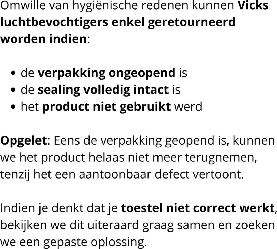 Vicks Ultrasone Luchtbevochtiger Sweet Dreams 3.8L - Wit